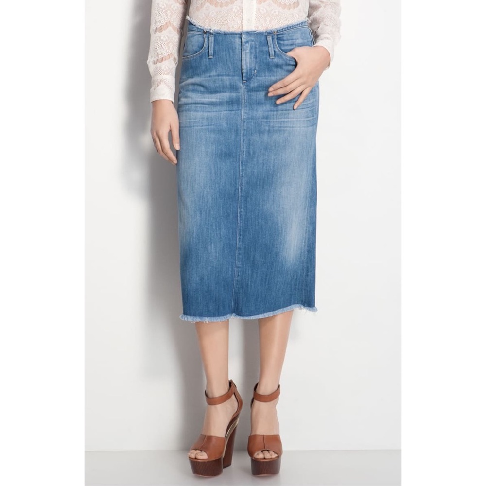 Citizens of Humanity Cutoff Denim Skirt